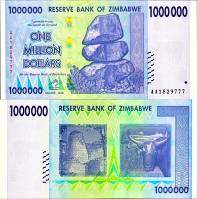 *1 milión dolárov Zimbabwe 2008, P77 UNC - Kliknutím na obrázok zatvorte -